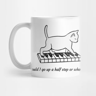 Music Theory Cat Mug